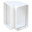 TECSY-AIR TEC508-M OPTIMO 150 CODO 90º RECTAN. VERTICAL 220x90 mm