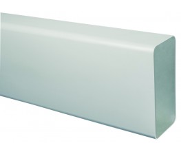 TECSY-AIR TEC400-1 OPTIMO 125 tubo rectangular  150x70 1m bl.