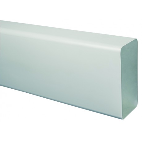 TECSY-AIR TEC400-1 OPTIMO 125 tubo rectangular  150x70 1m bl.