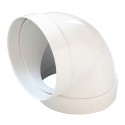 TECSY-AIR TEC406-M OPTIMO 125 codo 90º ø 125 para tubo de