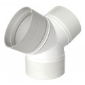 TECSY-AIR TEC481-M OPTIMO 125 derivacion "y" para AIREACION ø125 para tubo de