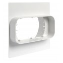 TECSY-AIR TEC497-M OPTIMO 125 union por muros de tubo 150x70 a tubo ø125