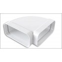 TECSY-AIR TEC409-M OPTIMO 125 codo plana rectangular 150x70