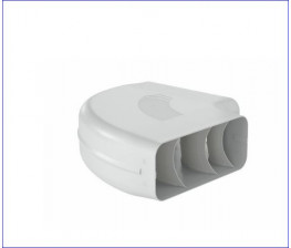 TECSY-AIR 4051006 PERFECT CLIP GRIS PERFECT 150 CODO HORIZONTAL DE 90